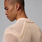 Jordan Flight rövid ujjú, kötött férfipóló