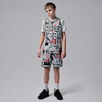 Jordan Big Kids' Dri-FIT Printed Sport Diamond Shorts