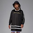 Jordan Mountainside-velourkjole til større børn