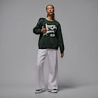 ジョーダン ブルックリン フリース ウィメンズ クルーネック スウェットシャツ