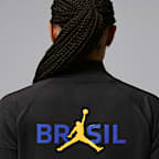 Brazil Strike Women's Jordan Dri-FIT Soccer Knit Drill Top