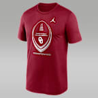 Oklahoma Primetime Football Icon Legend Men's Jordan Brand Dri-FIT College T-Shirt - Crimson