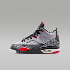 Cement Grey/Svart/Fire Red/Vit