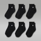 Jordan Everyday Essentials Big Kids' Ankle Socks (6 Pairs)