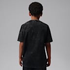 Playera con lavado ácido para niños talla grande Jordan