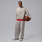 Sudadera con cierre de 1/4 para hombre Jordan Flight Fleece