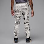 Pants estampados de tejido Fleece para hombre Jordan Essentials
