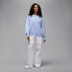 Sweat à col ras-du-cou Jordan Flight Fleece pour femme