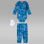 Conjunto de 3 piezas Acid Wash para bebé Jordan