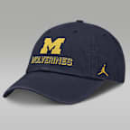 Michigan On-Field Club Gameday Men's Jordan Brand College Adjustable Hat - White