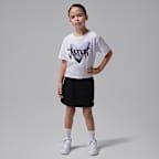 Conjunto de dos piezas con falda I Heart Jordan para niños talla pequeña Jordan
