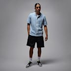 Jordan Sport Button-Down-Golfoberteil aus Strickmaterial (Herren)