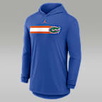Florida Primetime Pattern Men's Jordan Brand Dri-FIT College Long-Sleeve Hooded T-Shirt - Royal