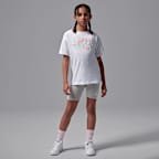 Jordan Big Kids' Puff Floral T-Shirt