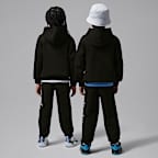 Jordan tweedelige Jumbo Jumpman hoodieset van fleece voor kleuters