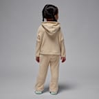 Conjunto de 2 piezas de sudadera sin cierre Heir To The Crown de tela de canalé infantil Jordan