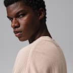 Jordan Brooklyn Men's Waffle Crew-Neck Sweatshirt