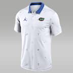 Polo universitario Dri-FIT marca Jordan para hombre Florida Vapor Pattern