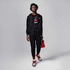 Jordan Dri-FIT Sport Big Kids' Statement Hoop Fleece Full-Zip Hoodie