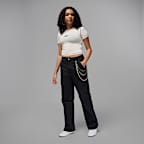 Playera de manga corta cropped para mujer Jordan Rare Air