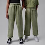 Pants Acid Wash de French Terry para niños talla grande Jordan