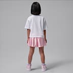 Conjunto de 2 piezas con shorts Flowy Durasheen para niños talla pequeña Jordan
