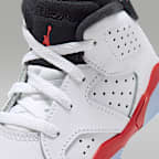Jordan 6 Retro "White Infrared" Baby/Toddler Shoes