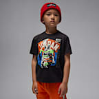Jordan Little Kids' Throwback Slam T-Shirt - Black