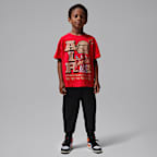 Jordan Little Kids' Retro Hoop Distressed Graphic T-Shirt