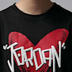 조던 주니어 하트 스케치 티셔츠