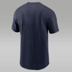 Playera universitaria Nike para hombre Michigan Primetime Logo Mantra