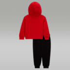 Conjunto de 2 piezas de sudadera con gorro sin cierre de French Terry para bebé (12 a 24 meses) Jordan Brooklyn