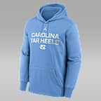 North Carolina Team Stacked Men’s Jordan Brand Therma College Pullover Hoodie