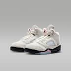 Air Jordan 5 Retro "Medium Soft Pink" Big Kids' Shoes