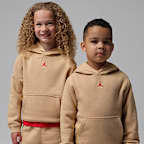 Tvådelat set Jordan Brooklyn Fleece med huvtröja för barn