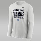 North Carolina Sideline Slogan Men's Jordan Brand Dri-FIT College Long-Sleeve T-Shirt