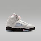 Air Jordan 5 Retro "Medium Soft Pink" Big Kids' Shoes