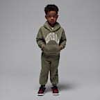 Jordan MVP Toddler 2-Piece Fleece Pullover Hoodie Set - Medium Olive