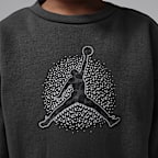 Conjunto de 2 piezas con sudadera de cuello redondo Fierce and Fearless infantil Jordan