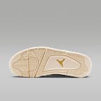 Air Jordan 4 Retro 'White & Gold' Women's Shoes