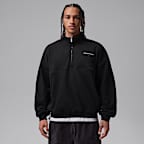 Sudadera con cierre de 1/4 para hombre Jordan Flight Fleece