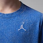 Playera Air bordada con lavado ácido para niños talla pequeña Jordan
