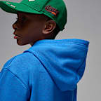 Sudadera con gorro sin cierre para niños talla grande Jordan Brooklyn Fleece