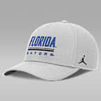 Gorra universitaria marca Jordan Dri-FIT ajustable para hombre Florida Sideline Practice Rise