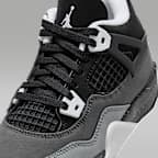 Jordan 4 Retro 'Fear' Younger Kids' Shoes