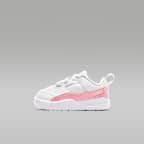 White/Medium Soft Pink