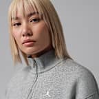 Jordan Brooklyn Women's 1/4-Zip Cropped Top