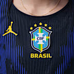 Brasilien 2026 Match Away Jordan Aero-FIT Soccer Authentic Fußballtrikot (ältere Kinder)