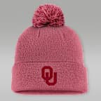 Oklahoma Primetime Campus Toned Men's Jordan Brand College Cuffed Pom Beanie