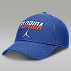 Gorra de rejilla universitaria marca Jordan Dri-FIT ajustable para hombre Florida Sideline Rise Gameday